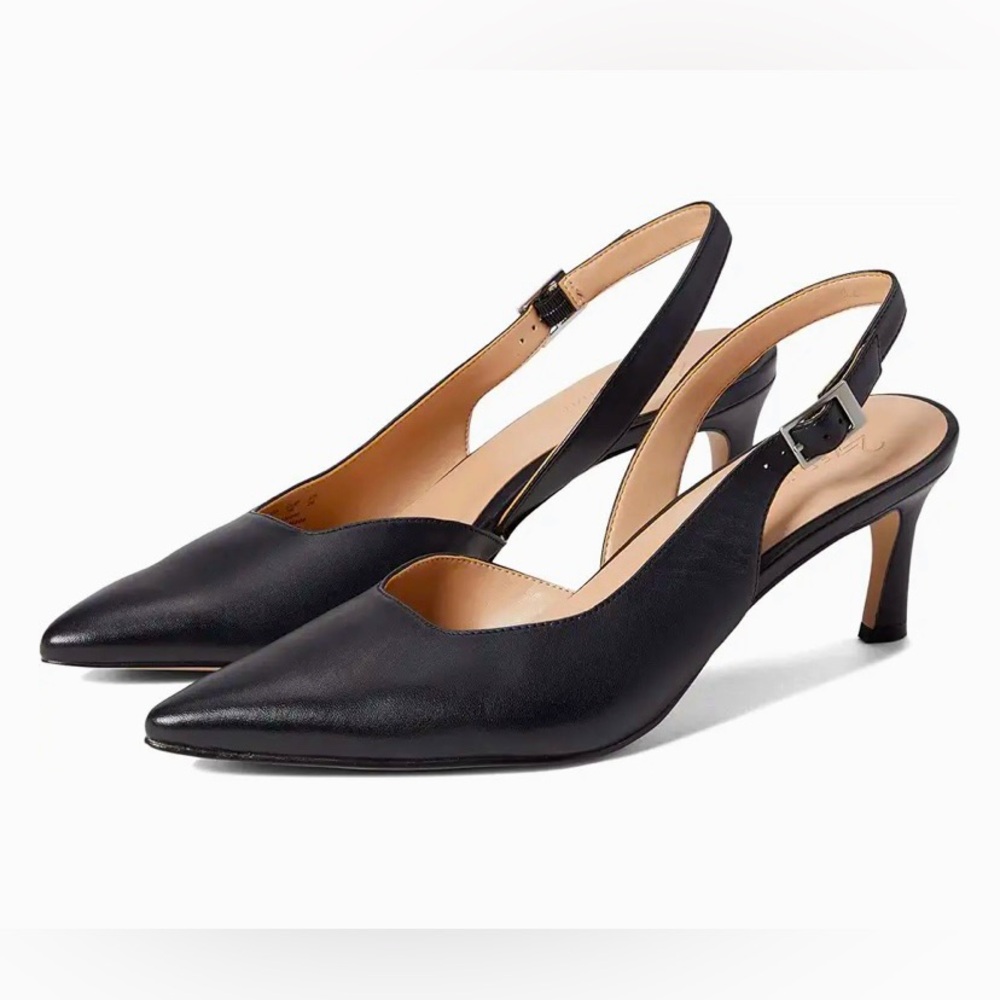 NWOT - Never Worn!
Black, suede, sling-backs from 27 EDIT Naturalizer. 2.5” heel